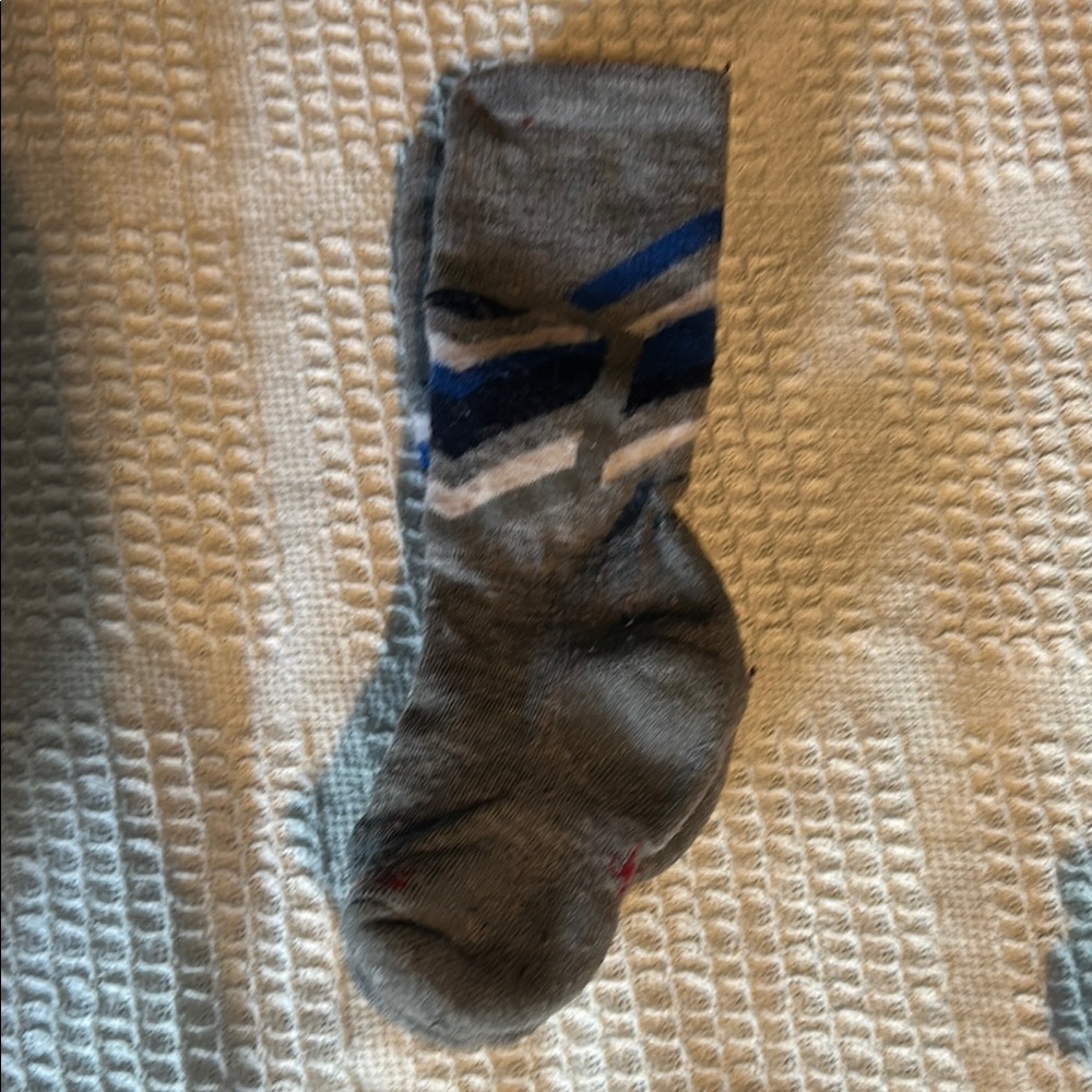 Smartwool toddler Crew Socks with Blue Accent